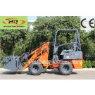 Haiqin 0.8ton CE Mini Hoflader with Grapple Bucket