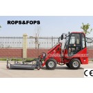 Haiqin Brand CE Mini Wheel Loader (HQ908) with Mower