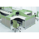 High Quality Alumina and Aluminium Computer Workstation (PS-288 style)