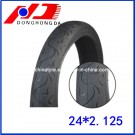 High Quality Black Rubber 24*2.125 Bicycle Tire