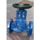 High Quality DIN Cast Iron Bellow Sealed Globe Valve