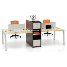High Quality Double Side Office Workstation with Fixed Pedestal (BS-D023)