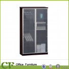 High Quality MFC with Glass Door Cabinet Storage (CD-82204)