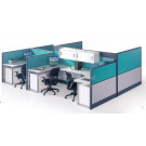 High Quality Office Workstation with Overhead Cabinet (HF-YT6003)