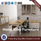 Hot Photo Computer Table Office Executive Wooden Table with Metal Legs Hx-Nj5100