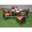 Hotel Rattan Dining Set Restaurant Wicker Table and Chair (PAD-082)