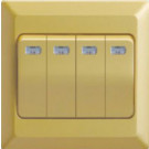 Hotel Wall Switch, Wall Switches 4gang2way