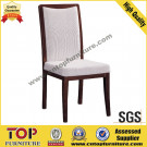 Hotel Wood-Looking Metal Dining Chair