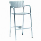 Indoor&Outdoor Aluminum Wicker Bar Stool (AB-06013)