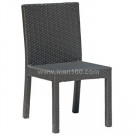 Indoor and Patio Use Aluminum Wicker Dining Side Chair (RC-06003)