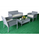 Kd Garden Sofa SGS PE Rattan Outdoor Sofa