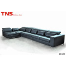 Leather Sofa (LS4A90) for Modern Home Use