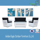 Leisure Garden PE Rattan Outdoor Furniture Sofa Set