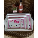 Lovelyhello Kitty Tray Plate Made of Melamine (KT004)