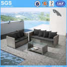 Low Price Hot Sale Modern Rattan Sofa 3 PCS Set Outdoor Furniture (LN-900)