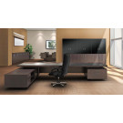 Luxurious Design Office Furniture L Shape Executive Office Table (HX-NT3101)