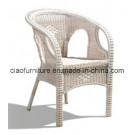 Luxury Outdoor Furniture White Rattan Arm Chair (CF2069)