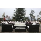 Luxury Round Wicker Garden Rattan Outdoor Sofa (PAS-029)