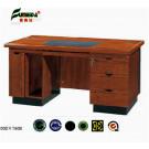 MDF High End Wood Veneer Office Table
