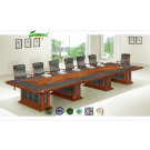 MDF High End Wood Veneer PU Cover Conference Table