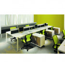 MFC Fireproof Plywood Staff Partition Desk (PS-P59)