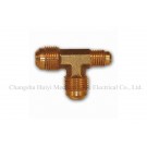 Male Thread Reducing Forged Tee with Brass