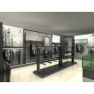 Men Garment Shopfitting, Men Clothes Shop Decoration, Display Fixture