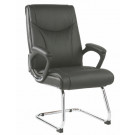 Middle Back PU Leather Office Visitor Chair Fs-8702c