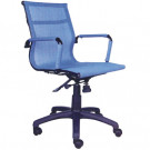 Modern Executive Office Swivel Mesh Medium Back Chair (FS-8312-Blue)