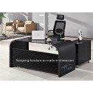 Modern Office Furniture Glass Office Desk Glass Office Table (HX-GL018)