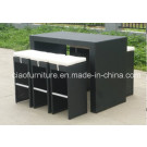Modern Outdoor Furniture Rattan Bar Counter and Chairs (8024)
