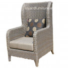Modern Rattan Wicker Hotel Lobby Sofa