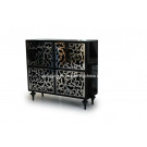 Modern Stainless Steel Door Cabinet (LS-549)