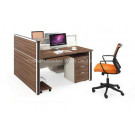 Modern Standard Size Office Modular Workstation for 2 Person (HF-CC0021)