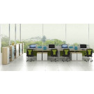 Modern Style Premium Staff Partition Workstations Office Desk (PS-LNPS-03)