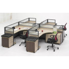 Modern Wall Workstation Screen Office Cubicle Office Partition (HF-LT026)