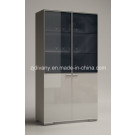 Modern White Wooden Glass Door Wine Cabinet (SM-D37)