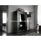 Modern Wood & Glass Wine Cabinet (SM-D04A)