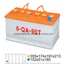 N90 Dry Charge Auto Car Battery