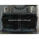 Neo-Antique Black Cabinet (1305)