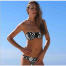 New Animal Print Neoprene Tankini Triangl_Swimwear