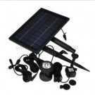 New Solar Fountain Pump with LED Light