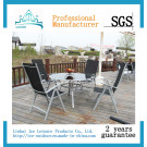 Outdoor Furniture Garden Furniture Textilene Chair Table Dining Set (ICE-047)