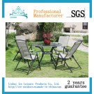 Outdoor Furniture Garden Furniture Textilene Chair Table Dining Set (Ice-046)