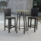 Outdoor Furniture Garden PE Rattan Bar Set