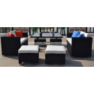Outdoor Garden Patio Wicker Rattan Dining Table and Chair (PAD-1120)