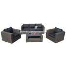 Outdoor Garden Patio Wicker Rattan Sofa (PAS-1306)