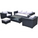 Outdoor Garden Patio Wicker Rattan Sofa Set (PAS-044B)