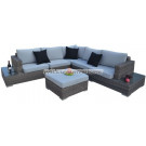 Outdoor Garden Patio Wicker Rattan Sofa Sets (PAS-1226)