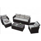 Outdoor/ Garden Rattan Furniture / Rattan Sofa (PAS-1125D)
